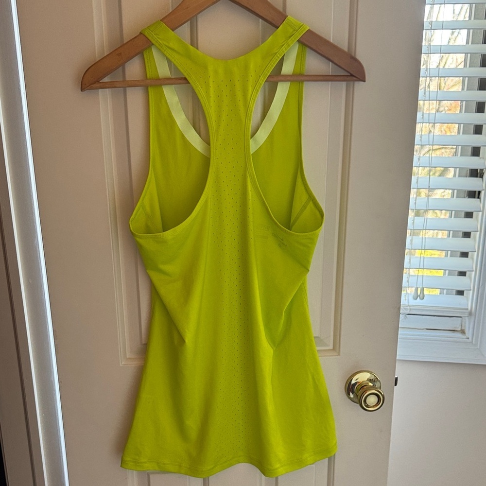 Nike Women's Bright Yellow Tank Top - Picture 3 of 7